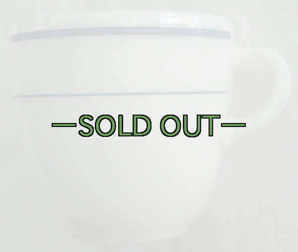 画像2: パイレックス　マグカップ　ブルーライン　70〜80年代 (2)