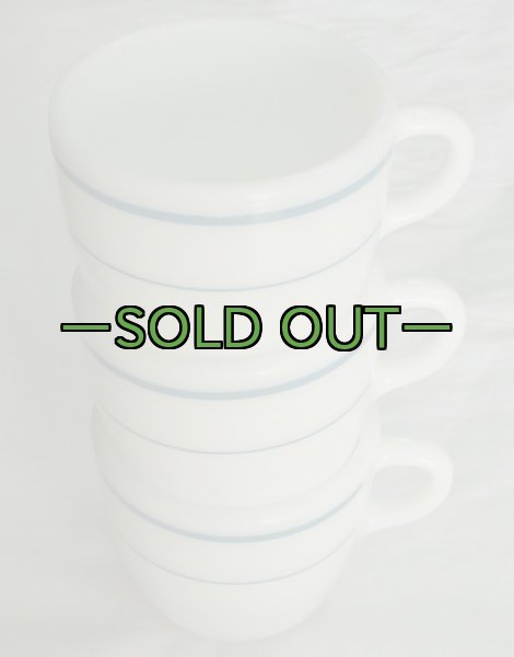 画像8: パイレックス　マグカップ　ブルーライン　70〜80年代 (8)