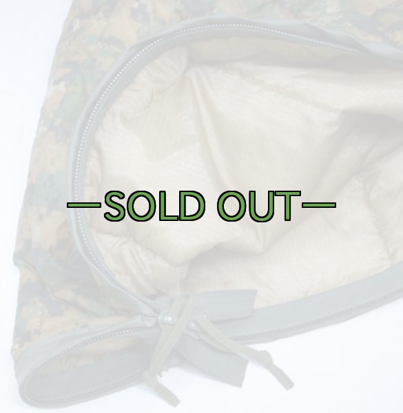 画像3: ポンチョライナー MARPAT 直線キルティング ジッパー付き (3)