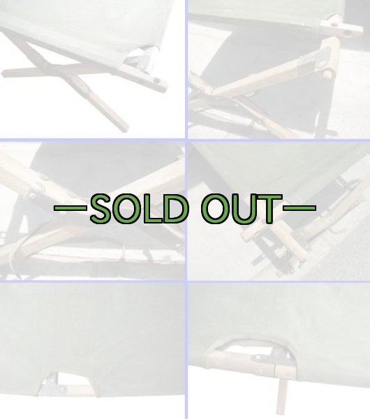 画像4: 軍用木製コット 60年代　中古良品01 (4)