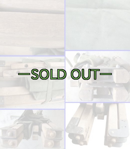 画像5: 軍用木製コット 60年代　中古良品01 (5)