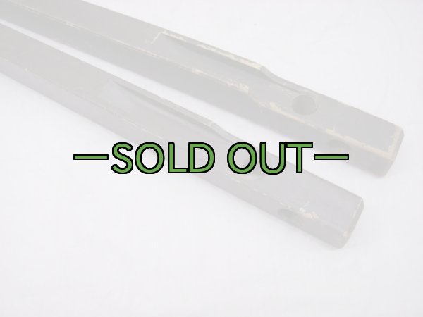 画像4: 軍用木製コット用 横棒2本セット　60〜70年代 (4)
