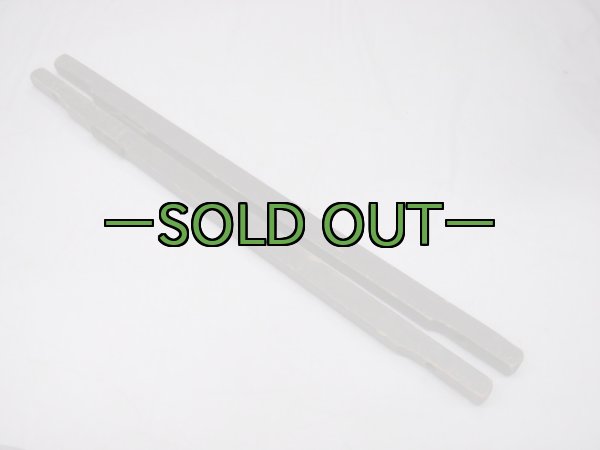 画像2: 軍用木製コット用 横棒2本セット　40〜50年代 (2)