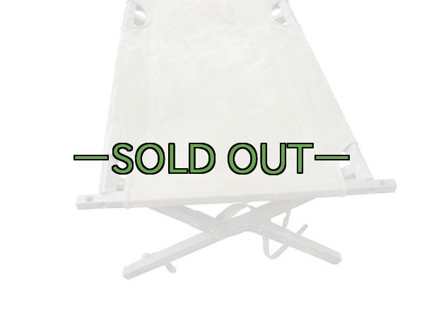 画像9: 軍用木製コット 50年代前半　中古良品01 (9)