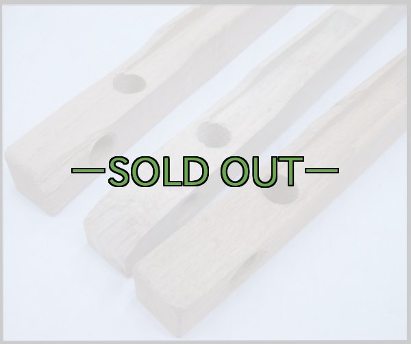 画像7: 軍用木製コット用 横棒2本セット　未塗装　60〜70年代 (7)