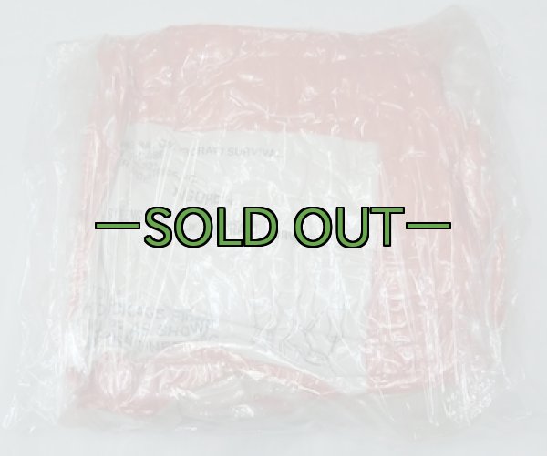 画像1: サバイバル スリーピングバッグ　90年代　航空機用　レスキューオレンジ (1)