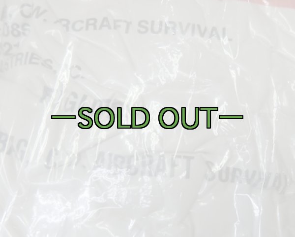 画像4: サバイバル スリーピングバッグ　90年代　航空機用　レスキューオレンジ (4)