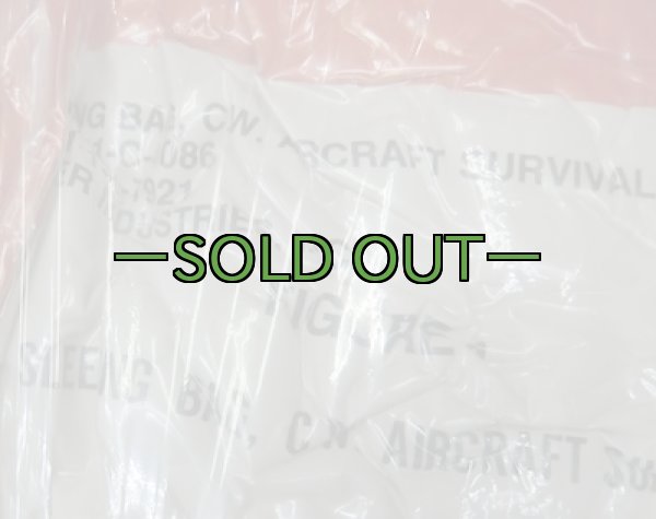 画像3: サバイバル スリーピングバッグ　90年代　航空機用　レスキューオレンジ (3)