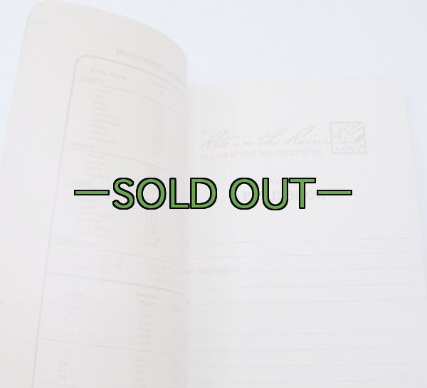 画像8: 防水タクティカルノート　Rite in the Rain　980T　タン (8)