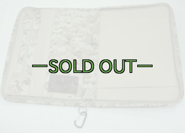 画像4: MCファイルカバー　デザートMARPAT　刺繍入り (4)