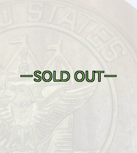 画像2: 米軍放出木製プレート　NAVY02　中古良品 (2)