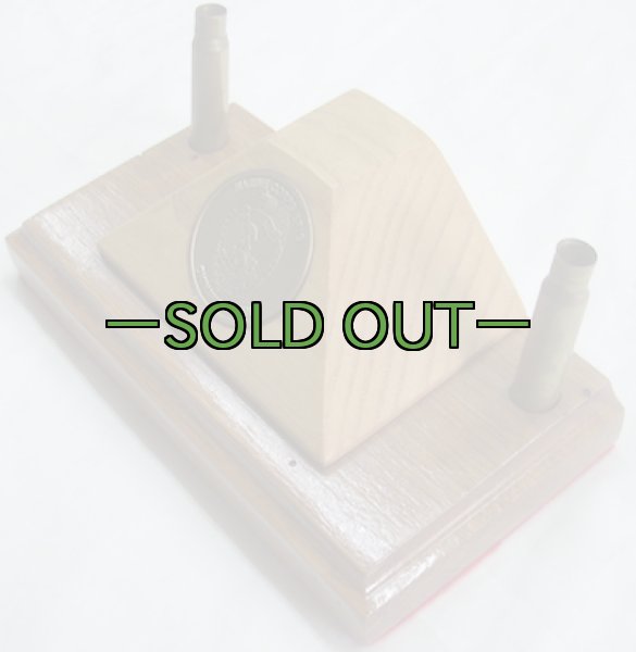 画像2: 海兵MP　木製置物　ペン立て　沖縄　中古良品 (2)