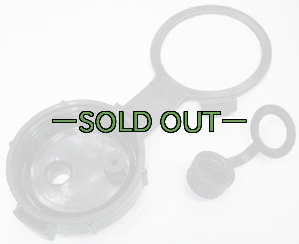 画像2: ウォーター缶　プラ素材　黒　用フタ部分 (2)