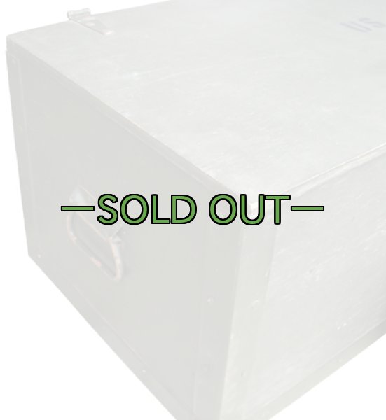 画像7: 軍用木箱　FOOT LOCKER　中古良品〜上　90年代 (7)