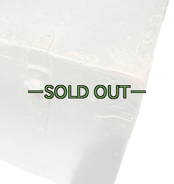 画像5: 軍用木箱　FOOT LOCKER？　中古良品　40〜50年代？ (5)