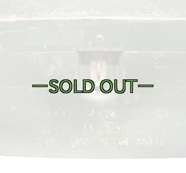 画像11: 軍用木箱　FOOT LOCKER？　中古良品　40〜50年代？ (11)