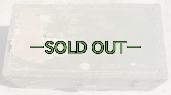 画像2: 軍用木箱　FOOT LOCKER？　中古良品　1946年 (2)