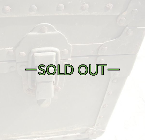 画像10: 軍用木箱　FOOT LOCKER？　中古良品　1946年 (10)