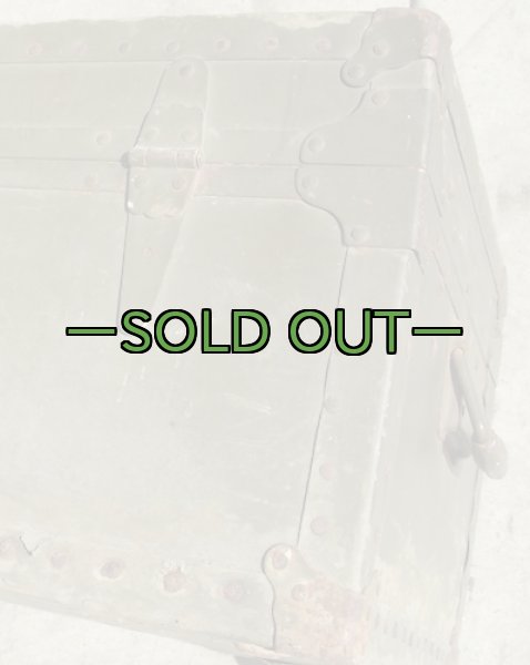 画像15: 軍用木箱　FOOT LOCKER？　中古良品　1946年 (15)