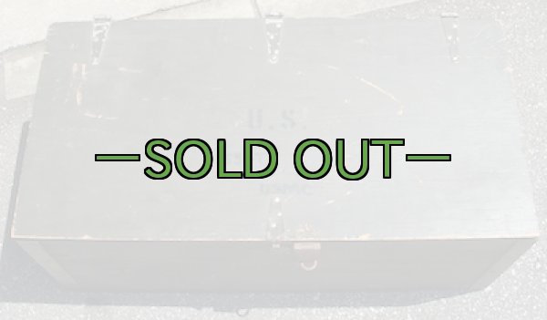 画像2: 軍用木箱　FOOT LOCKER　中古良品　中仕切りなし　90年代 (2)