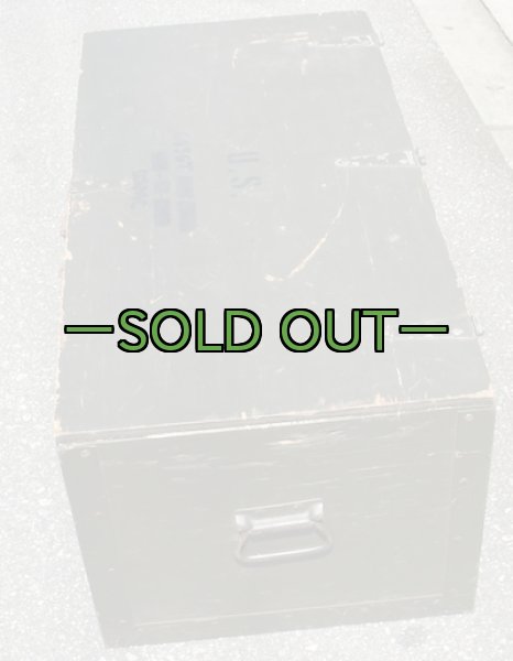 画像3: 軍用木箱　FOOT LOCKER　中古良品　中仕切りなし　90年代 (3)