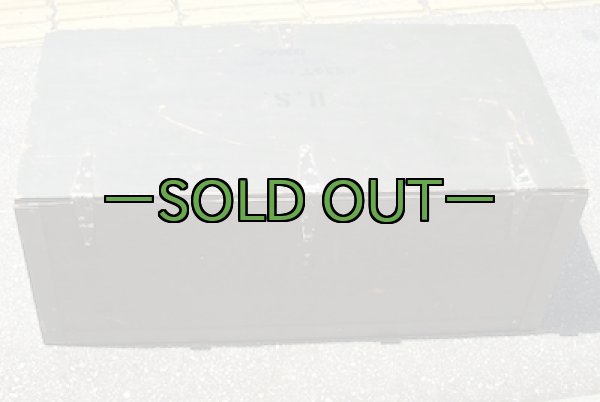 画像4: 軍用木箱　FOOT LOCKER　中古良品　中仕切りなし　90年代 (4)