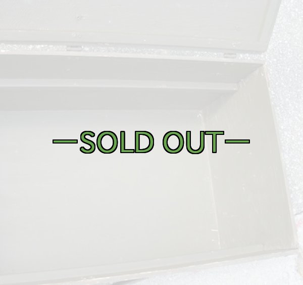 画像10: 軍用木箱　FOOT LOCKER　中古良品　中仕切りなし　80年代 (10)