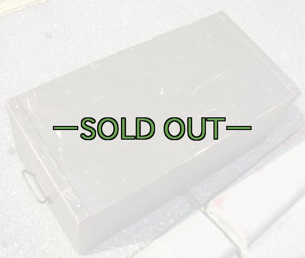 画像8: 軍用木箱　FOOT LOCKER　中古良品　中仕切りなし　80年代 (8)