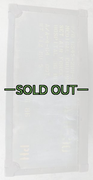 画像3: 軍用木箱　MEDICAL EQUIPMENT AF　中古並　60年代 (3)