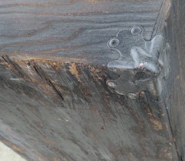 画像13: 軍用木箱　FOOT LOCKER　中古並　60年代 (13)