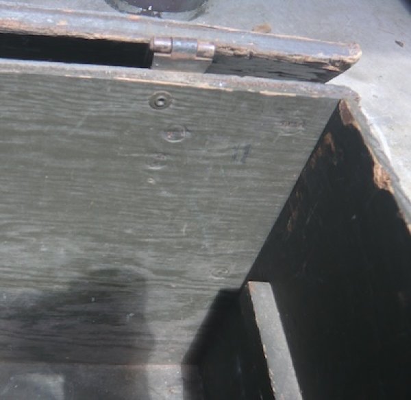 画像20: 軍用木箱　FOOT LOCKER　中古良品　60年代　NTA (20)