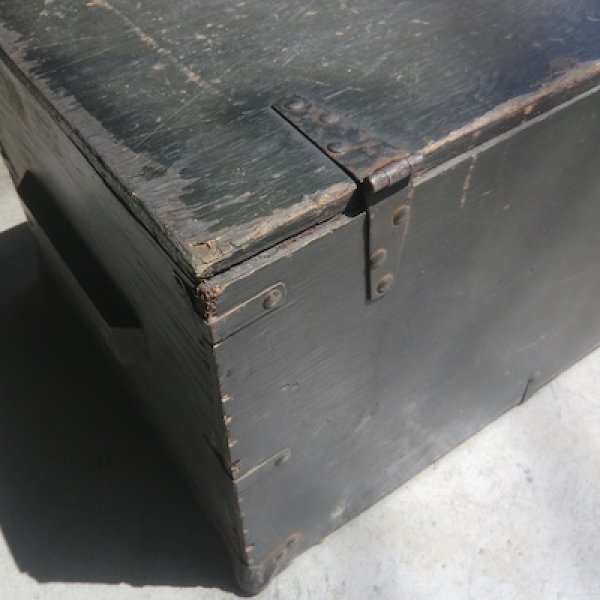 画像15: 軍用木箱　FOOT LOCKER　中古良品　60年代　NTA (15)