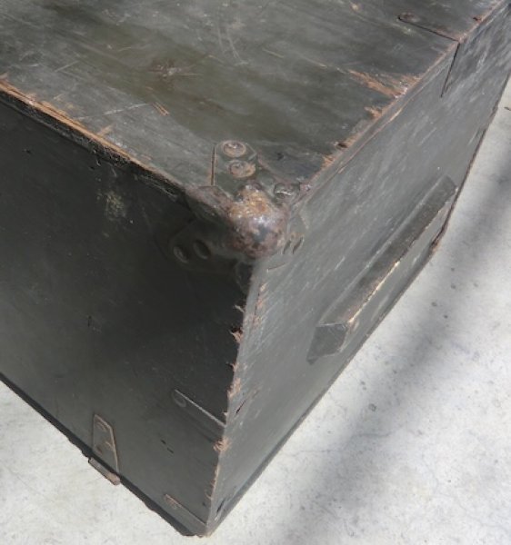画像14: 軍用木箱　FOOT LOCKER　中古良品　60年代　NTA (14)