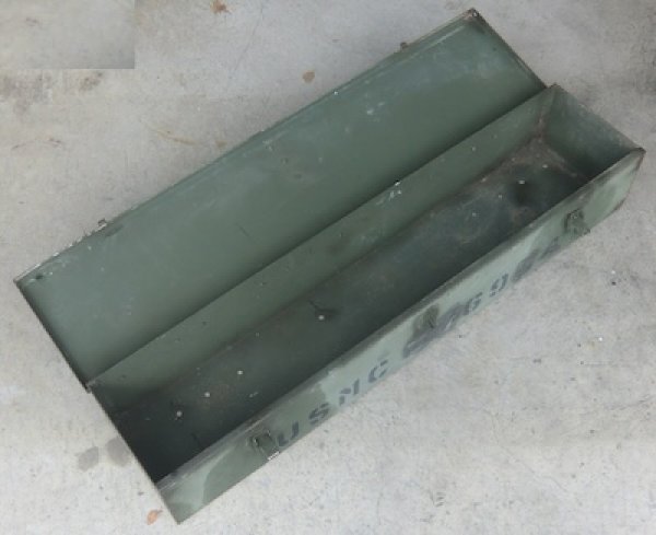 画像16: 軍用ボックス　USMC　スチール　約95×16×22cm　中古良品 (16)