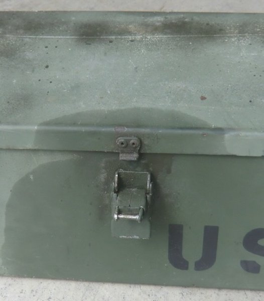 画像15: 軍用ボックス　USMC　スチール　約95×16×22cm　中古良品 (15)