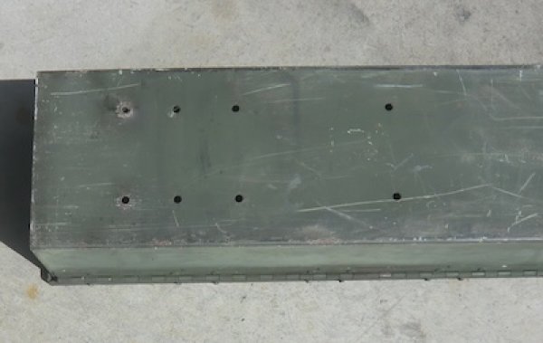 画像8: 軍用ボックス　USMC　スチール　約95×16×22cm　中古良品 (8)
