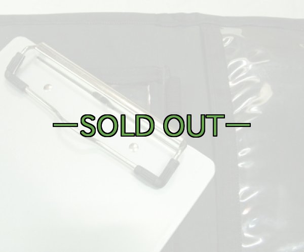 画像4: クリップボード　黒ポーチ付　アルミ (4)