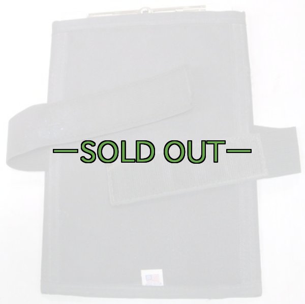 画像2: クリップボード　黒ポーチ付　アルミ (2)