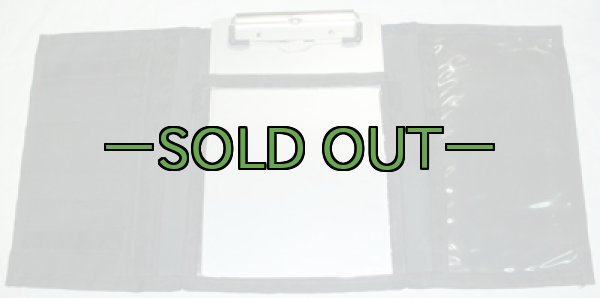 画像3: クリップボード　黒ポーチ付　アルミ (3)