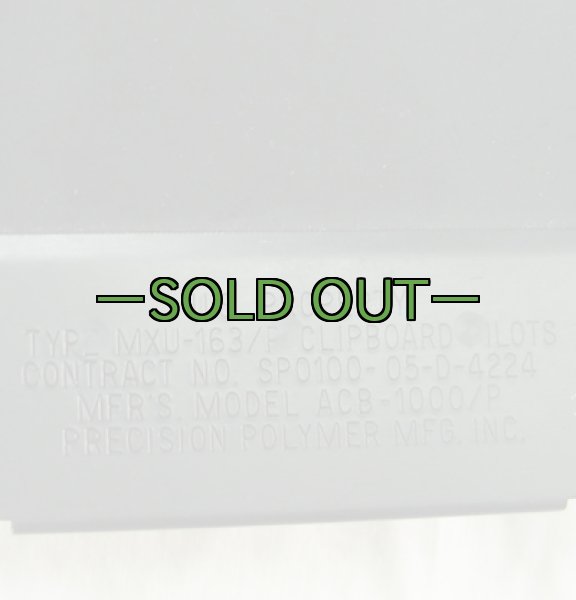 画像11: クリップボード、ニーボード　パイロット用　MXU-163/P　中古良品 (11)