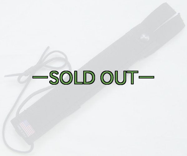 画像2: ナイフシース　ホルダー　MOLLE化　黒 (2)