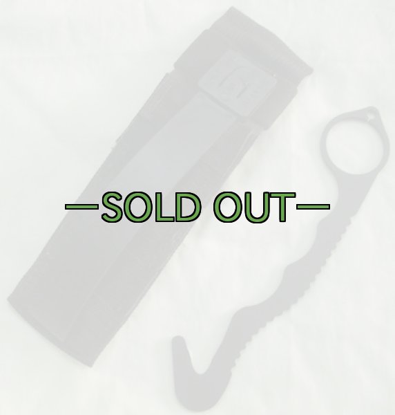 画像2: レスキューフック　カッター　ベンチメイド　黒　ポーチ付B (2)