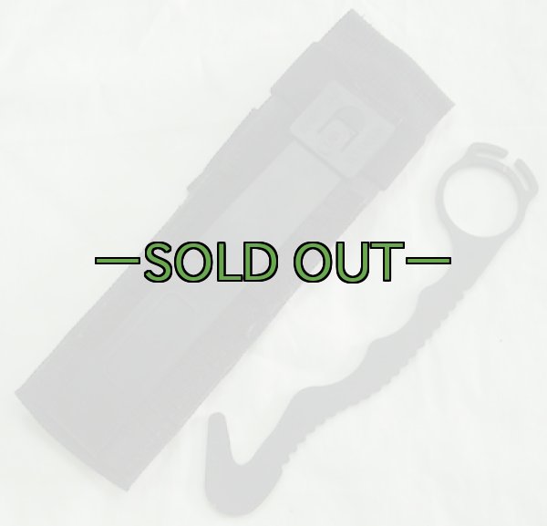 画像2: レスキューフック　カッター　ベンチメイド　黒　ポーチ付C (2)