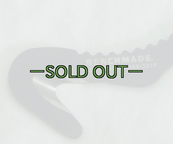 画像3: レスキューフック　カッター　ベンチメイド　黒　ポーチ付C (3)