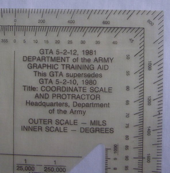 画像5: 軍用マップスケール　座標スケール (5)