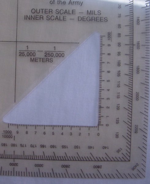 画像1: 軍用マップスケール　座標スケール (1)