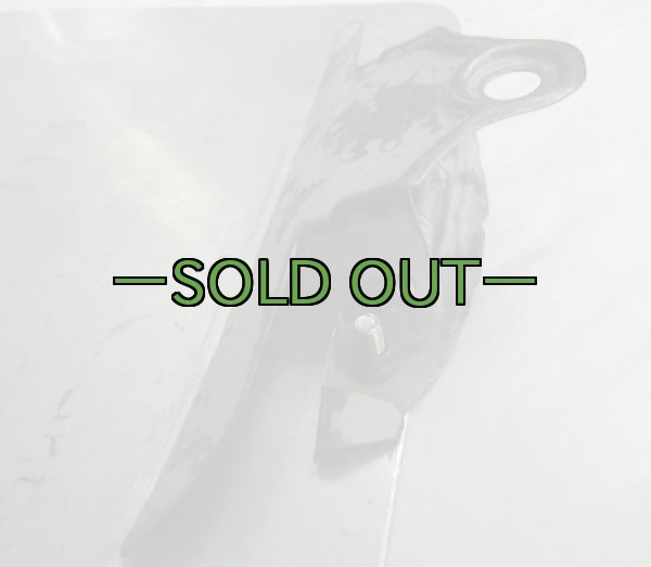 画像8: クリップボード　アルミ　WARNINGプレート　立ち入り禁止　中古良品 (8)