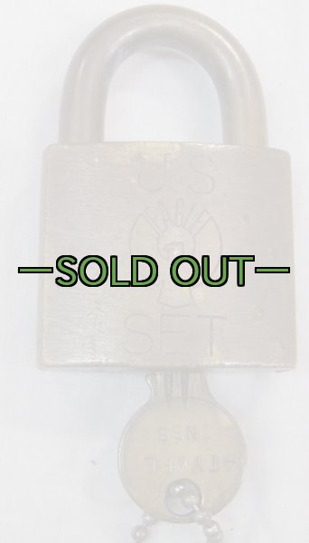 画像3: 軍用パドロック　US刻印　EAGLE　旧型 (3)