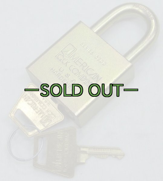 画像2: 軍用パドロック　US刻印　AMERICAN LOCK (2)