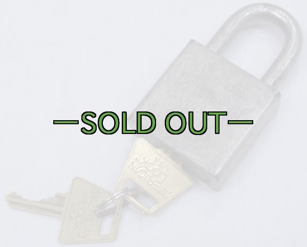 画像2: 軍用パドロック　US刻印　AMERICAN LOCK　中古良品 (2)